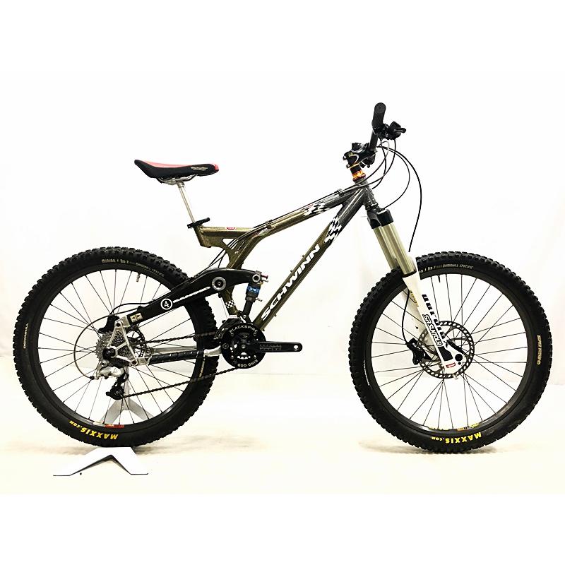 人気商品の 4BANGER 【ジャンク】SCHWINN フルサスMTB 自転車本体