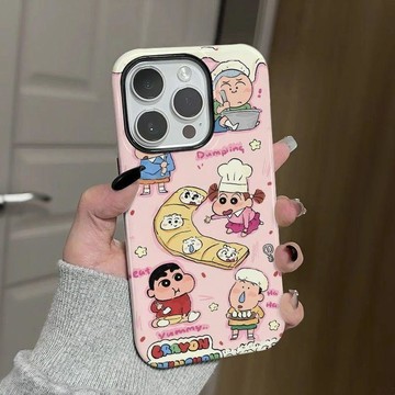 廚師小新蘋果17promax手機殼iPhone16plus菲林15pro二合一14小衆13高級12雙層11