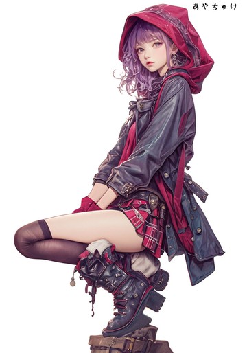 【11月新品】07-105-0124 人物貼紙 冬日女孩