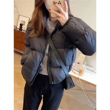 肯豆風短款羽絨棉服女冬季2025新款小個子加厚保暖棉襖面包服外套