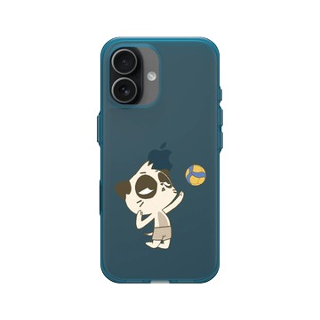 iPhone 17 Clear (相機按鈕) 夜幕藍 - 獴面褲褲 - 一球入魂!