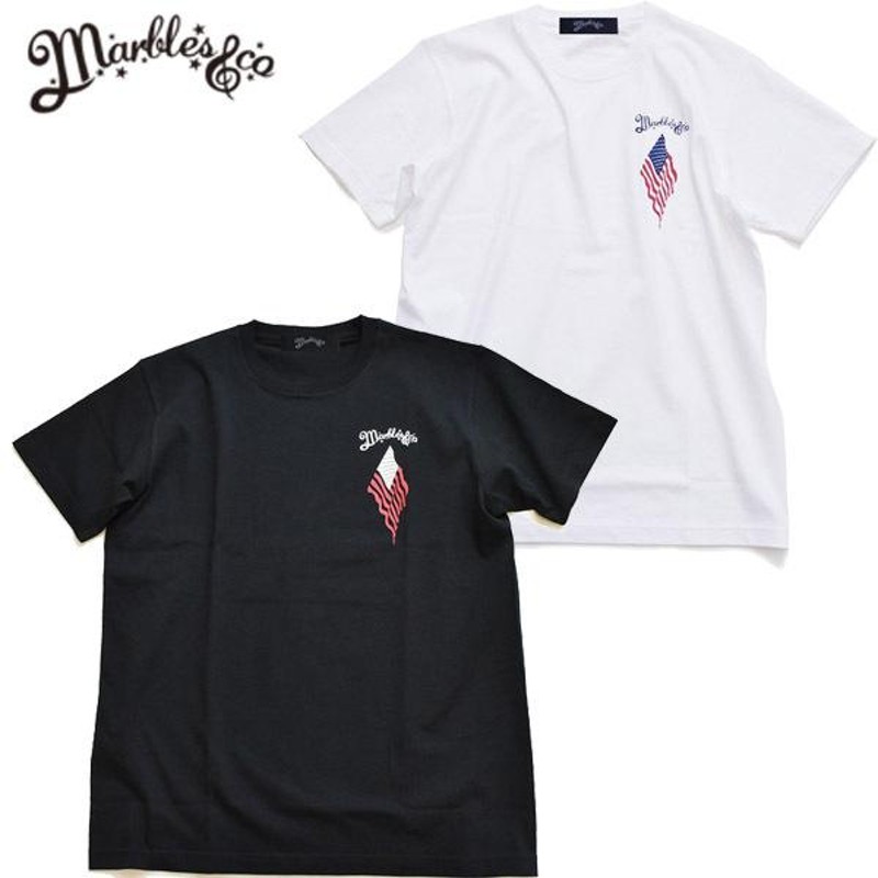 マーブルズ Marbles USA TEE アメリカ 国旗 Tシャツ 半袖 ロゴ 芸能人