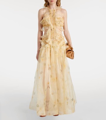 Zimmermann Balance ruffled silk organza maxi dress