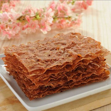 【滋美珍脆片肉乾系列】  原味脆片肉乾100g