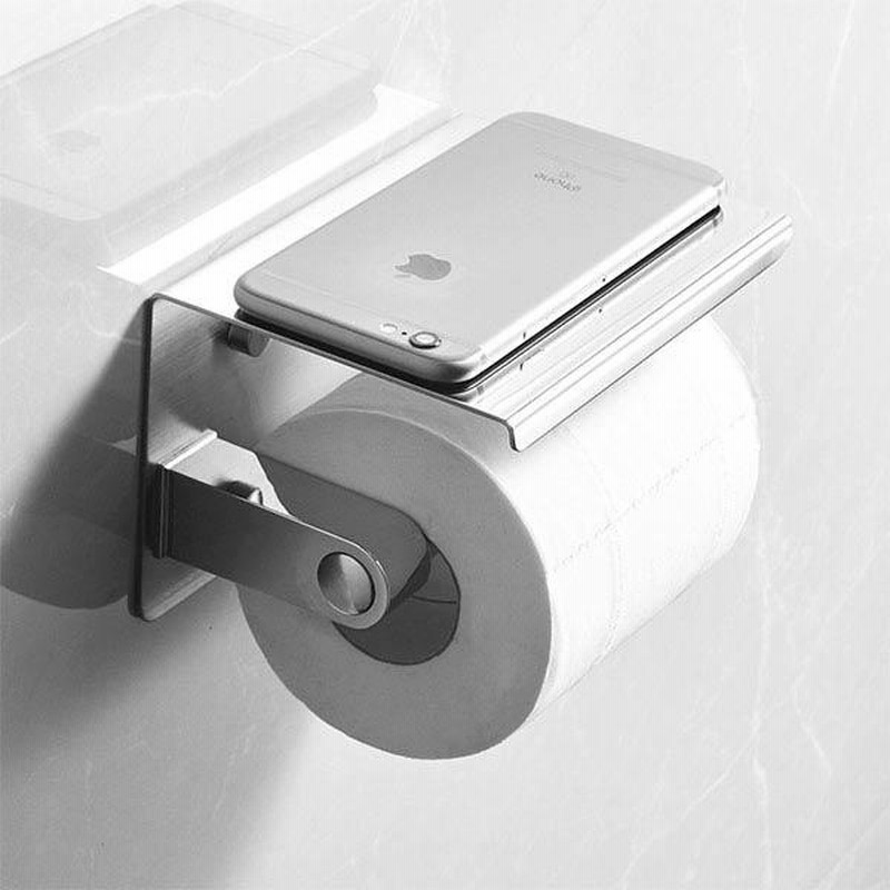 トイレットペーパーホルダー おしゃれ シルバー 1連 トイレ用品 トイレ収納 トイレットペーパーラックトイレ 通販 Lineポイント最大0 5 Get Lineショッピング