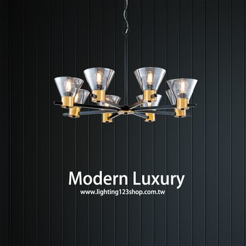 煙灰色玻璃造型吊燈 F121-19-30701