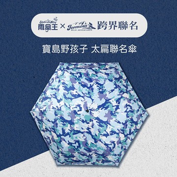 雨傘王《寶島野孩子-太扁聯名傘》21吋手開折傘
