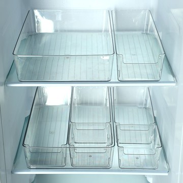 【多功能可疊加】收納籃 置物籃冰箱 專用保鮮盒 收納盒 儲存盒 冷藏冷凍盒 抽屜式鷄蛋 蔬菜整理盒 儲物 整理盒 儲物箱