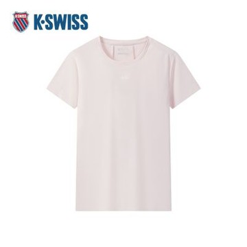 K-SWISS 專業運動T恤 TEESHIRTKC7622WNTS39 女上衣 女裝 藕粉色 1910103-623
