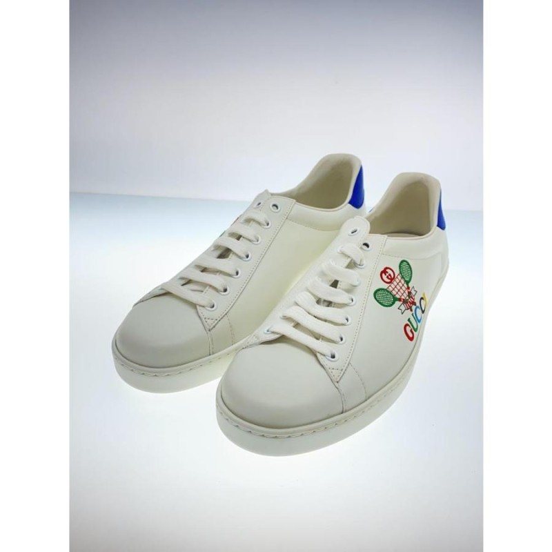 GUCCI◇Gucci Ace Gucci Tennis_ローカットスニーカー/US8/WHT/レザー/603696 | LINEブランドカタログ