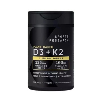 現貨 美國原裝維生素 D3K2 膠囊 160 粒大容量 提升鈣吸收