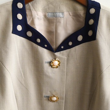 【蛋植物古著】日本製流星天穹古著西裝外套