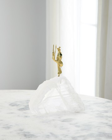 Ethereal Dancer Sculpture on Selenite I