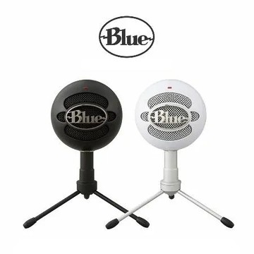 【Blue】Snowball iCE ⼩雪球⿆克⾵－黑/白 (遠距視訊線上教學推薦)