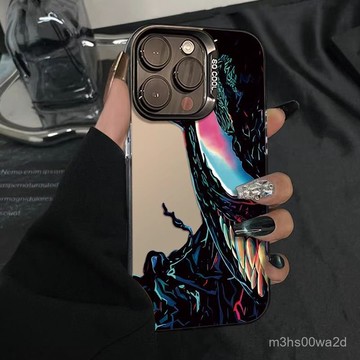 卡通霓虹毒液 防摔 適用蘋果iPhone 16 15 14 13 12 11 Pro max XR XS 8 7P手機殼