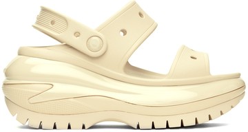 Crocs 灰白色 Mega Crush 凉鞋