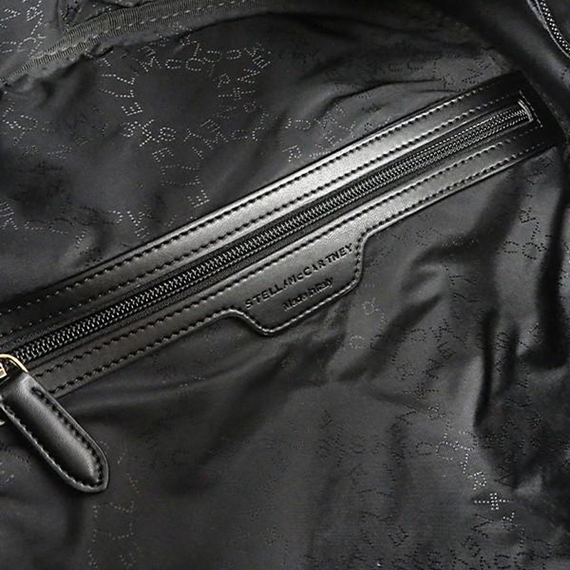 ステラマッカートニー Backpack Zip Eco Nylon 黒