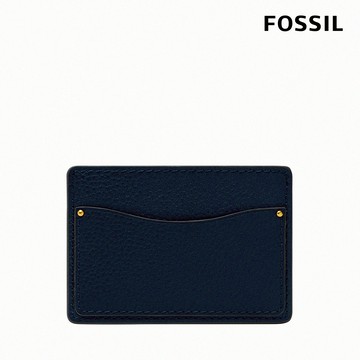 【FOSSIL 官方旗艦館】Anderson 真皮卡夾-海軍藍 ML4575406 (禮盒組附鐵盒)