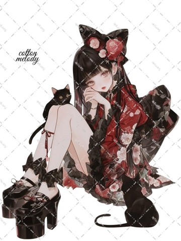 原創貼紙 no.7328 人物貼紙 原創貼紙 人物貼紙 女孩貼紙 原創人物貼紙