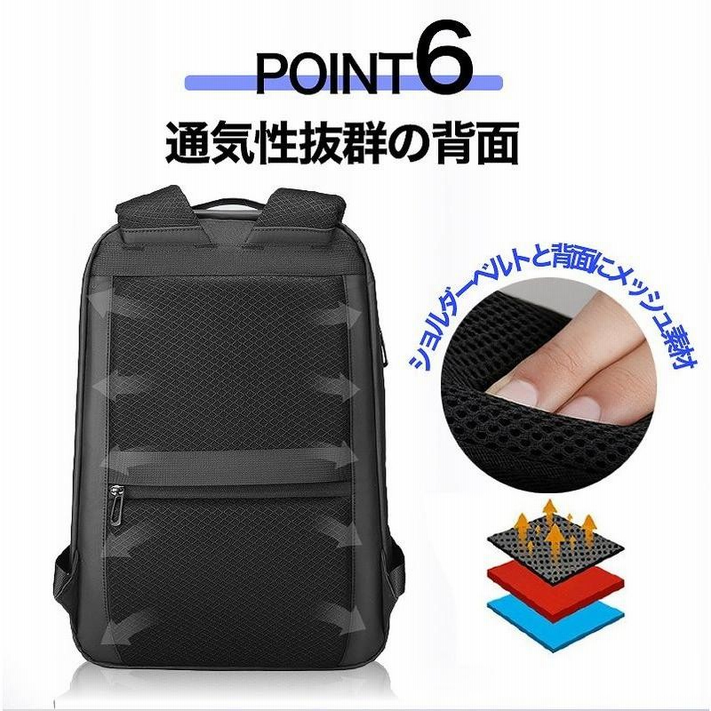 ビジネスリュック メンズ 薄型 ビジネス リュック かっこいい