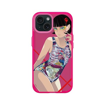 iPhone 15 Clear 粉漾桃 - MITSUME - Deadly cute