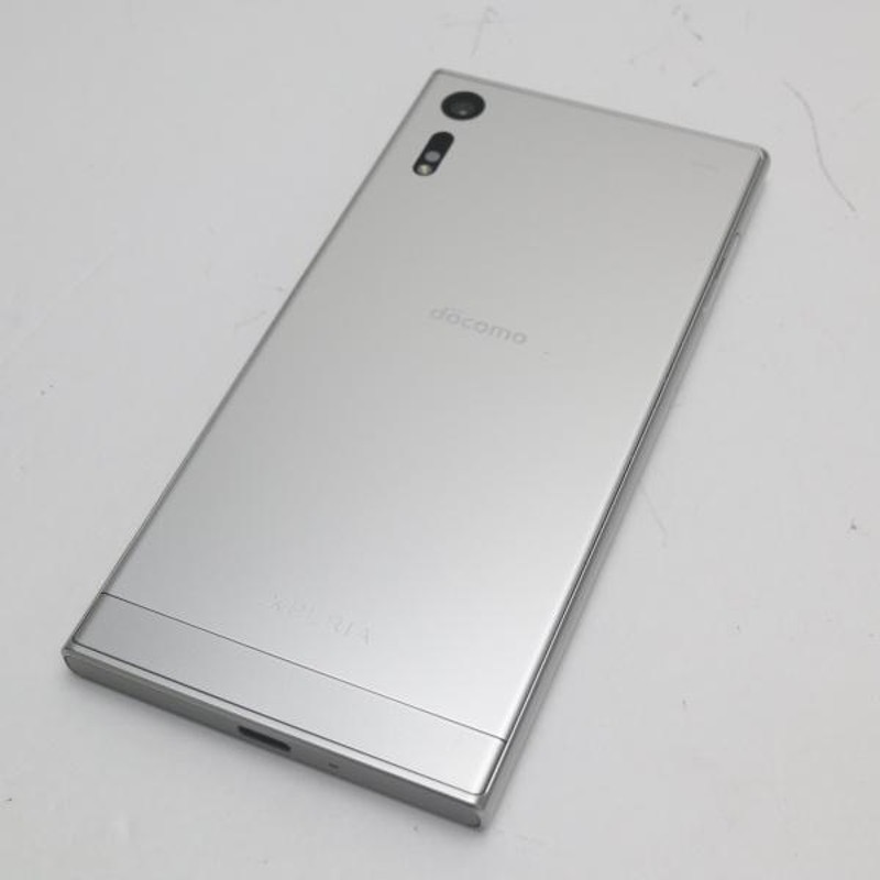 新品同様 SO-01J Xperia XZ プラチナム（シルバー） 即日発送 スマホ