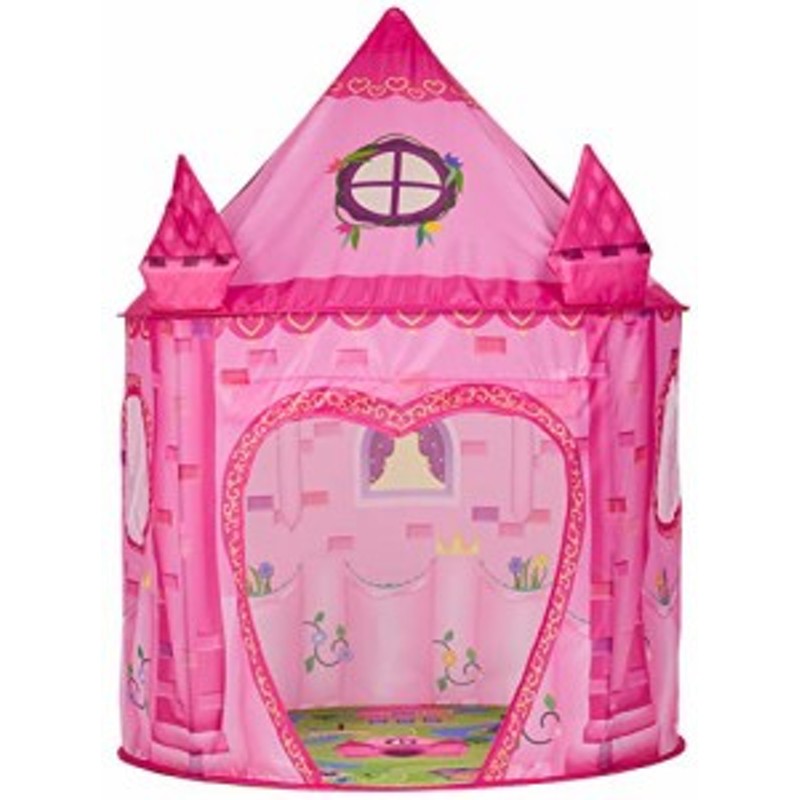 プリンセステント プレイハウス ハート型の出入り口 折りたたみ収納 [並行輸入品] Princess Play Tent Playhouse |  Unique Castle Design | LINEショッピング