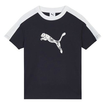 Puma 短袖上衣 女裝 蕾絲 修身 藍 63846016