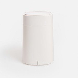 感應雙供電塑膠垃圾桶10L白