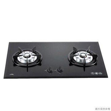 (送基本安裝)喜特麗【JT-2009A】雙口玻璃檯面爐瓦斯爐(黑)
