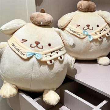 日系可愛布丁狗抱枕空調毯子玩偶公仔毛絨玩具娃娃男女友生日禮物
