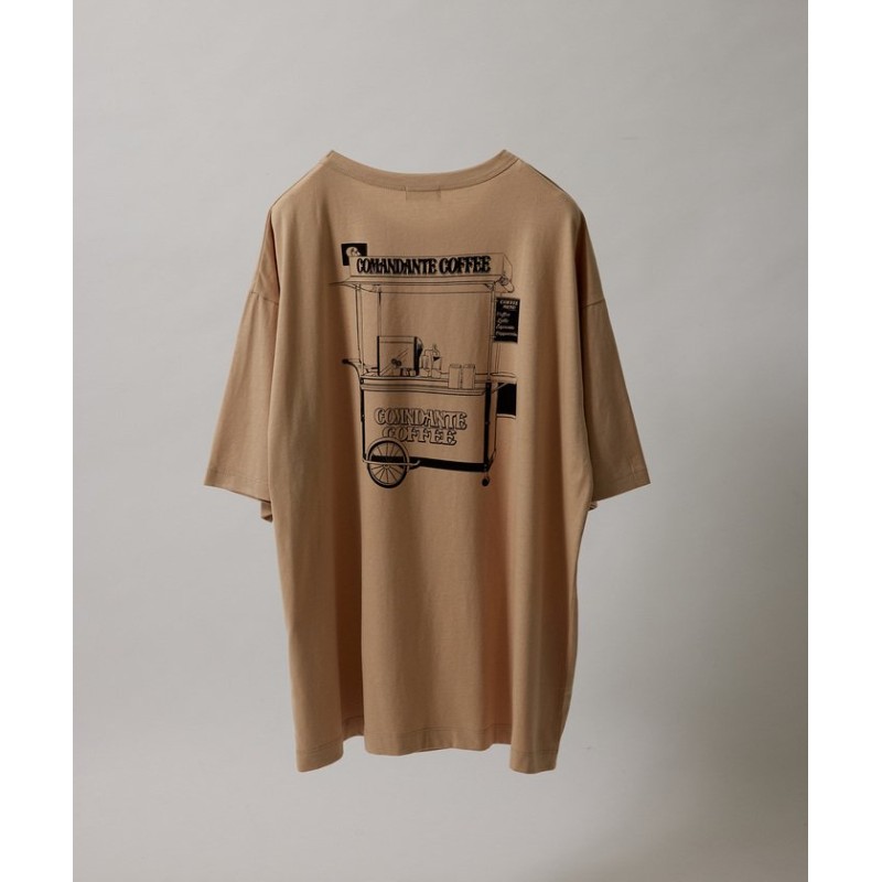 tシャツ M ベージュ　レッド