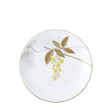 芙蘿拉-盤22cm-金鏈花(本商品不提供破損保證)