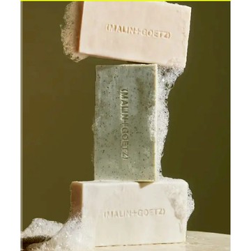 💐(MALIN+GOETZ) 尤加利杏仁酸去角質皂/ 草莓維他命B5保濕皂/ 蘭姆酒維他命B保濕皂/ 禮盒三件組