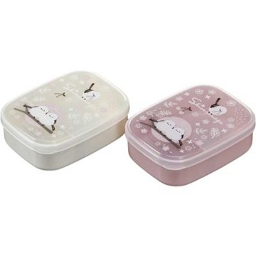 日本製長尾山雀便當盒M 520ml(1入)(款式隨機出貨)