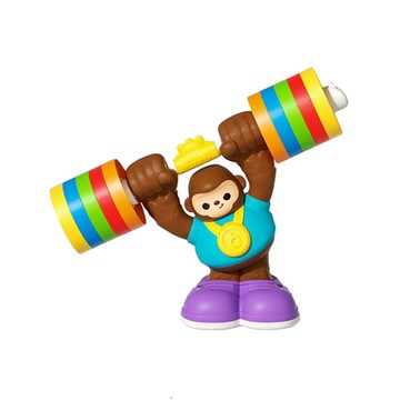 【澳貝auby統合玩具】舉重猩猩學數天平《461606》