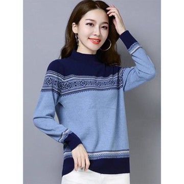 A3細紗小立領漸層針織衣-預購