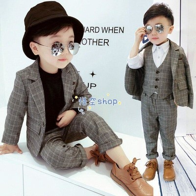 子供スーツ 子供フォーマル ストライプ 男の子スーツ 子供 フォーマルスーツ 4点