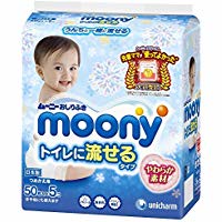 × 50-sheet refill type which can be passed to Mooney wipes toilet 5