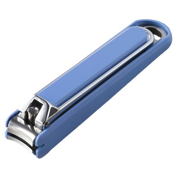 KAI 貝印 銀邊指甲剪 HL-0605 M  藍色  1支