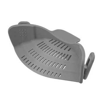 AHOYE 食品級矽膠鍋邊瀝水器 (適用所有鍋型) 瀝水籃 洗米器