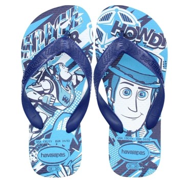 havaianas 哈瓦士 巴西人字拖 兒童款 Disney 玩具總動員 男童款 拖鞋 夾腳拖 海灘鞋【南風百貨】
