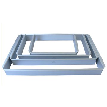 三能烘焙模具SN3392大長方形大鋁合金慕斯圈蛋糕圈烘培切模SN3380
