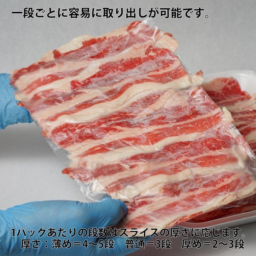 牛バラ スライス 500g 冷凍 すき焼き 焼き肉 しゃぶしゃぶ 業務用