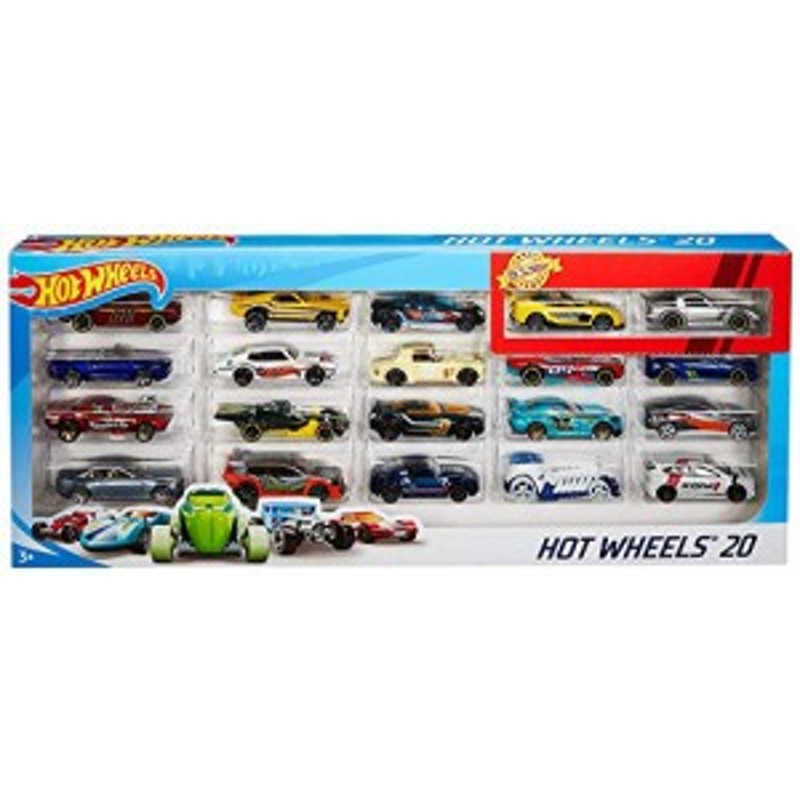 ホットウィール マテル ミニカー Hot Wheels 20-Pack of 1:64 Scale