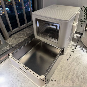 不銹鋼貓砂盆抽屜式全封閉防臭貓廁所防外濺防狗吃屎貓砂盆超大號70-SFY 保售後 台灣公司
