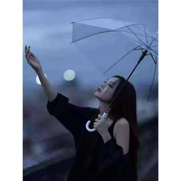 昆明一次性雨傘 純白色透明傘加厚 舞蹈道具 長傘 拍照婚禮跳舞傘