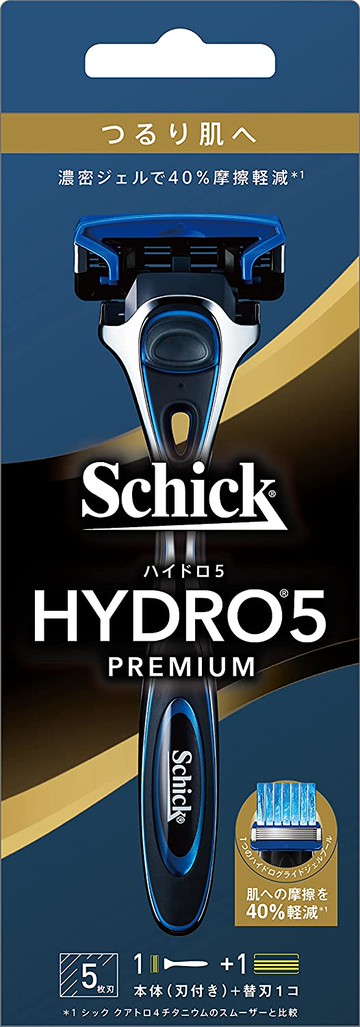Hydro SCHICK (Chic) Hydro 5 Premium Escape Holder (with blade+1 replacement blade) with skingard 5 -