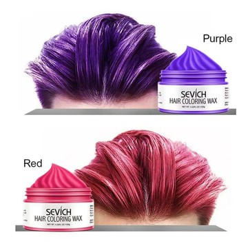 🔥桃園有貨🔥Temporary Hair Color Wax Men Diy Mud One-time 染色發泥