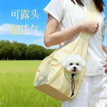 💕在臺出貨🔥寵物貓咪外出包單肩手提拎袋子狗狗小型犬露頭斜跨可摺疊便攜揹包